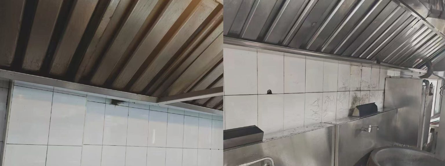 油烟机清洗前后对比照片